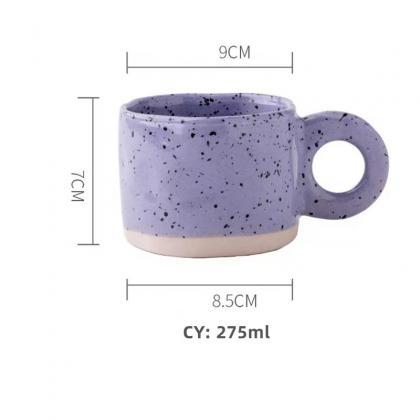 Korea Ins Mug Splash Ink Mug Milk Cup Coffee Cup..