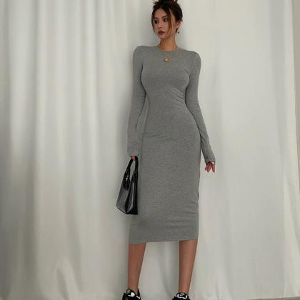 Sexy Bodycon Long Sleeve Dress Party Dress Prom..