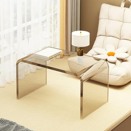 Simple And Light Luxury Acrylic Sofa Side Small..