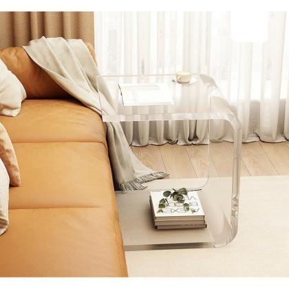 Simple And Light Luxury Acrylic Sofa Side Small..