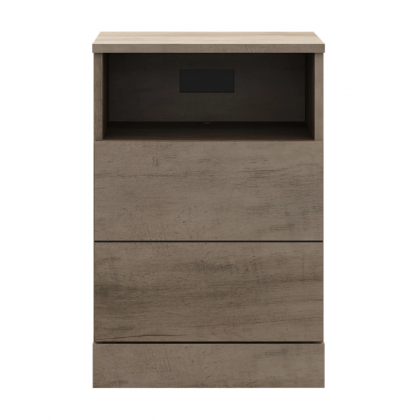 Rectangular End Table With Usb And 1-drawer,..