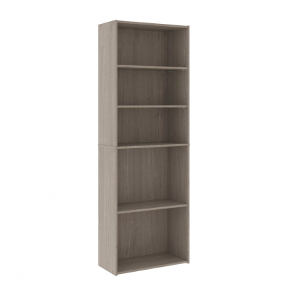 5-shelf Bookcase - Silver Furniture Decoration..