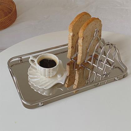 Nordic Metal Rectangle Storage Tray Stainless..