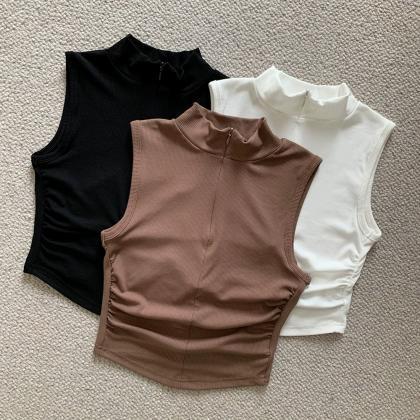 Casual Sleeveless Top, Summer And Autumn Top