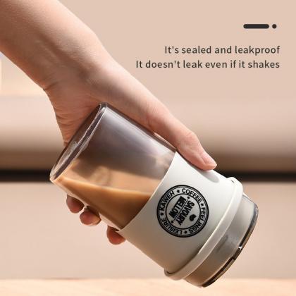 Coffee Cup Milk Tea Simple Carry-on Cup Outdoor..