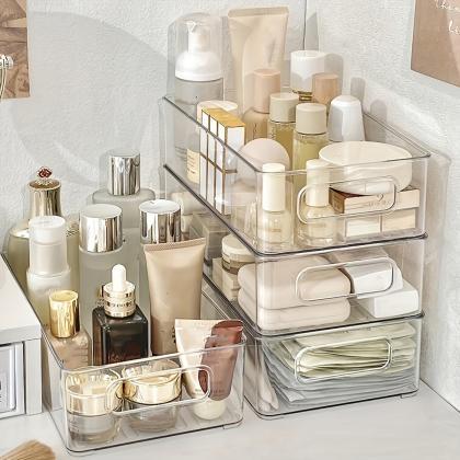 Cosmetics Storage Box Transparent Desktop Dressing..