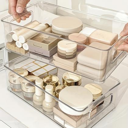 Cosmetics Storage Box Transparent Desktop Dressing..
