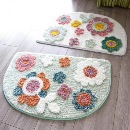 Carpets For Living Room Flower Printed Parlor..