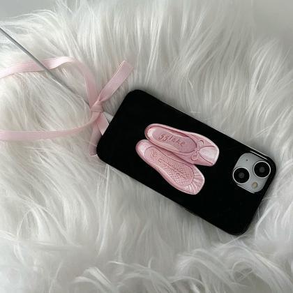 Ins Korean Cute Pink Ballet Shoce Phone Case For..
