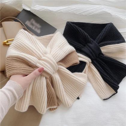 Korean Style Warm Winter Knitted Scarf For Women..