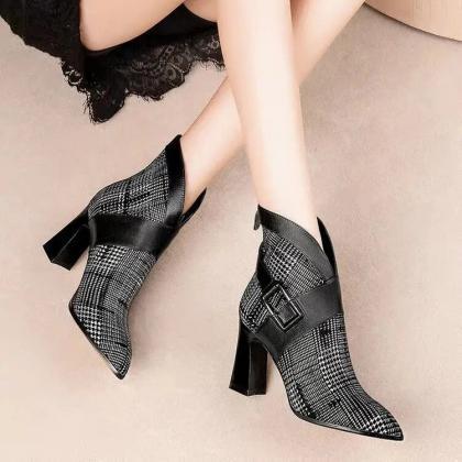 Sexy Women Boots Autumn And Winter V-neck High..