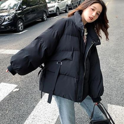 Thick Warm Down Cotton Padded Coat Women Winter..