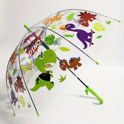 1pc Clear Bubble Umbrella, Windproof Umbrella For..