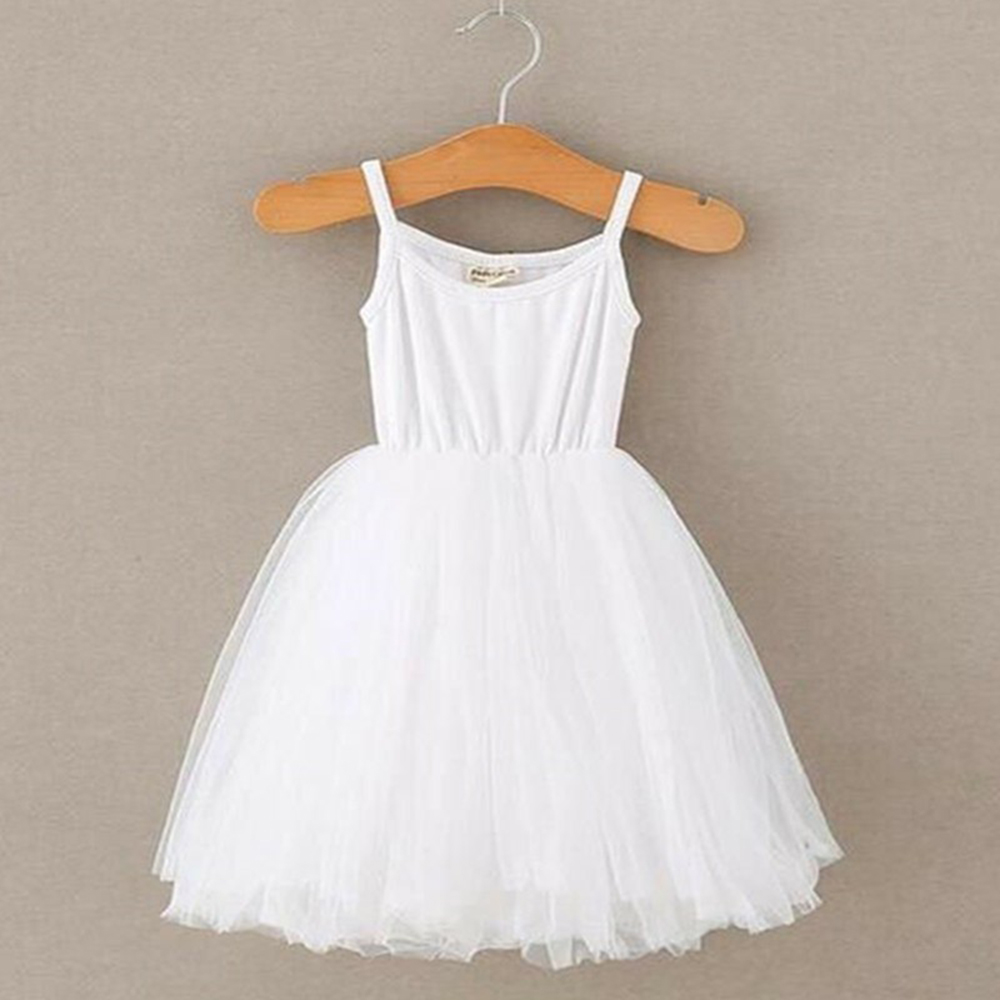 Suspenders Sleevless In Dress For Girl Birthday Party Kids Casual Dress Cute Baby's Dresse