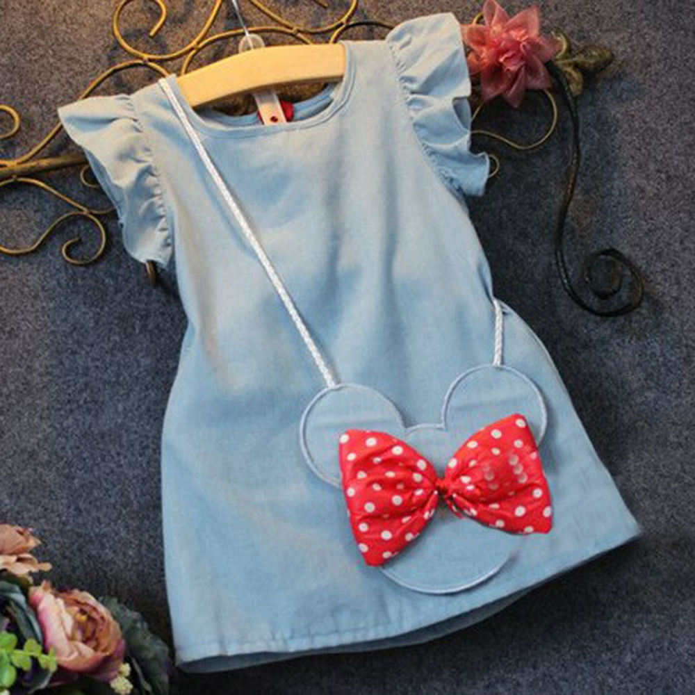 Loose Sleeveless Baby Dress Infant Kids Girl Ruffles Dress Casual Princess Party Tutu Fold Dresses
