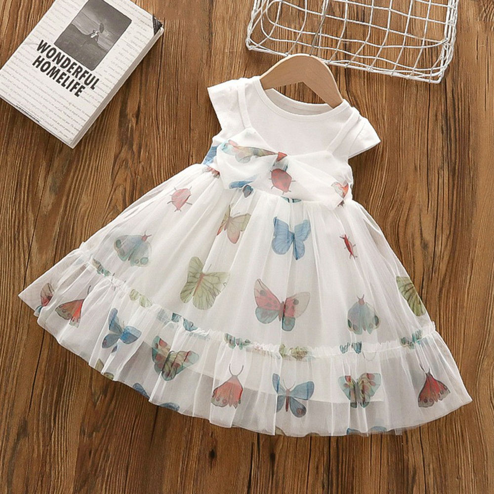 Baby Girls Dress Kids Girl Princess Floral Children Dresses Party Casual Costume Children Clothing