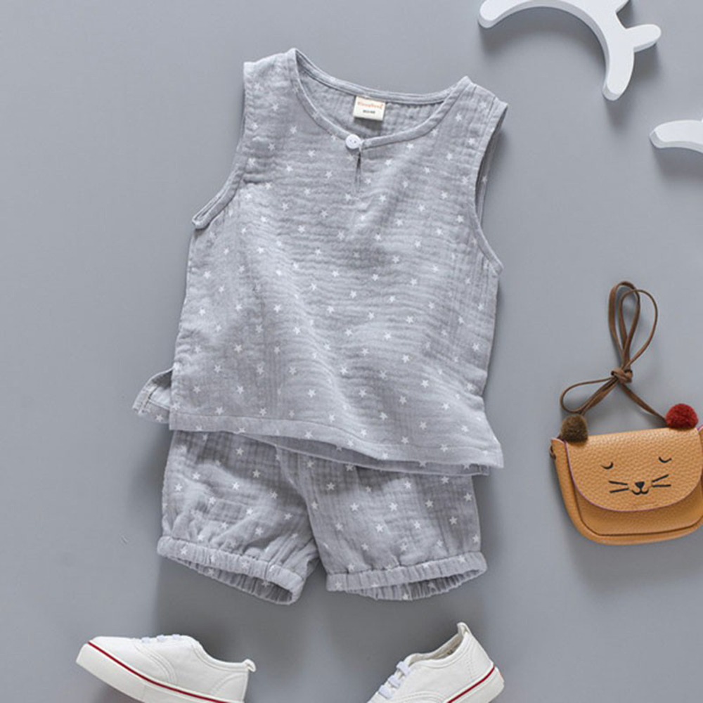 Baby Boys Girls Clothing Sets Children Sets Boys Clothes Linen Casual Fashion Kids Boy Clothing Sets