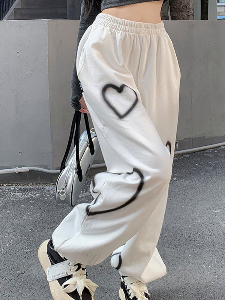 Korean Style High Waisted Joggers For Women Streetwear Harajuku