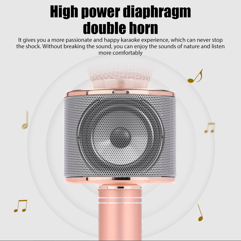 Microphone For Kids Singing 5 In 1 Wireless Bluetooth Microphone With ...