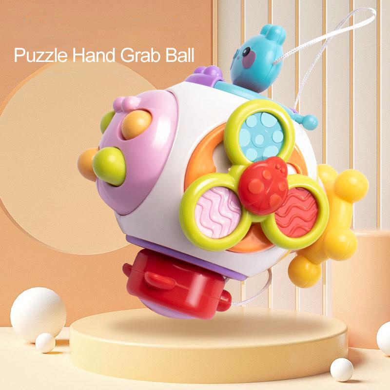 Infant Puzzle Early Education Toys Multifunctional Busy Ball For Montessori Baby Training Busy Hand Grasping Ball