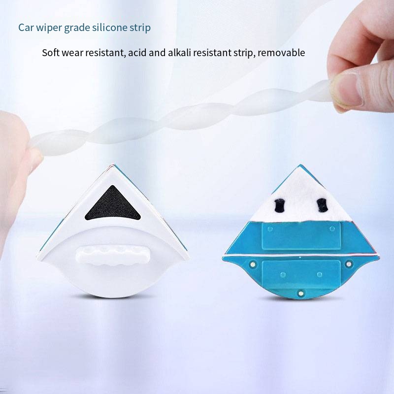 Magnetic Glass Window Cleaning Tool Automatic Water Discharge Double-layer Wiper Household Special Window Cleaner