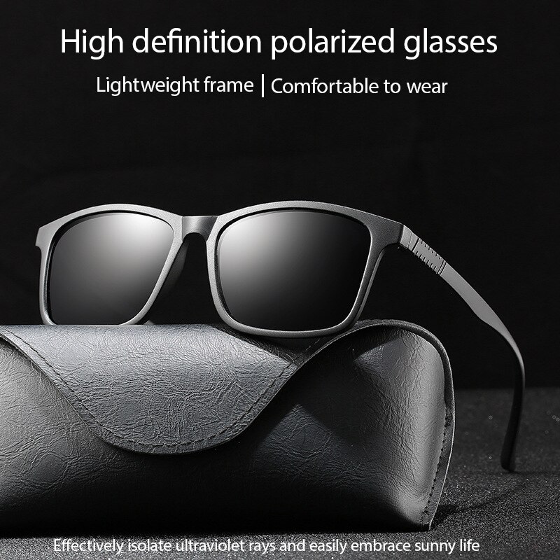 Uv Resistant High Definition Resin For Sunglasses Easy To Carry Sunglasses Polarized Light Trendy Men And Women