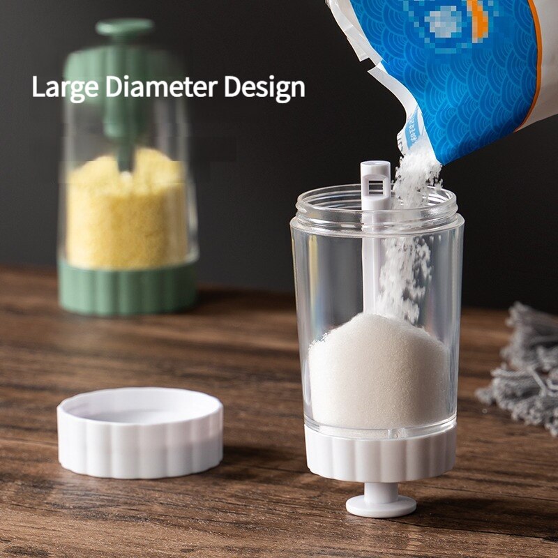 0.5g Metering Seasoning Bottle Push Type Salt Dispenser for Sugar