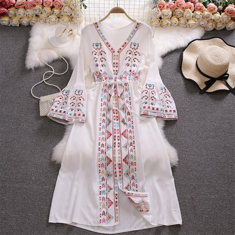 strappy boho maxi dress Farm Rio | Boho Glam Strappy Maxi Dress – main image 1