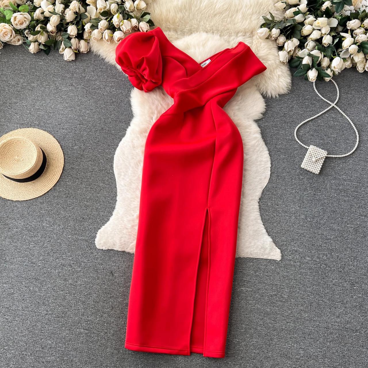 Cocktail Dresses 2025 Sexy Women Slash Neck Strapless Maxi Dress