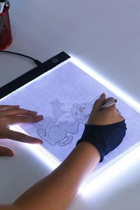 Led Copying Table Children Drawing Board Transparent Copying Table Adjustable Brightness Night Light Notebook