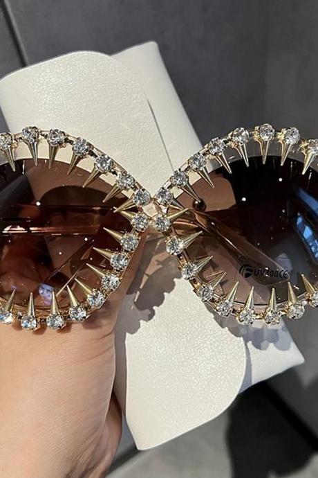 Oversized Sunglasses Women Luxury Brand Designer Punk Sun Glasses Men Fashion Shades Vintage Glasses