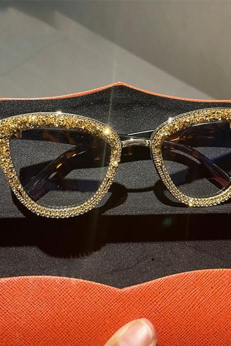 Cat Eye Sunglasses Clear Lens Glasses Vintage Eyeglasses
