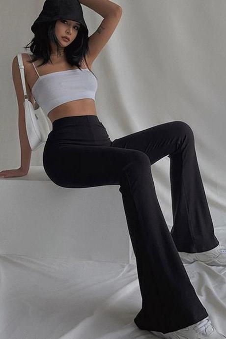 Casual Pants Trousers High Waist Stretch Sexy Pants Trousers