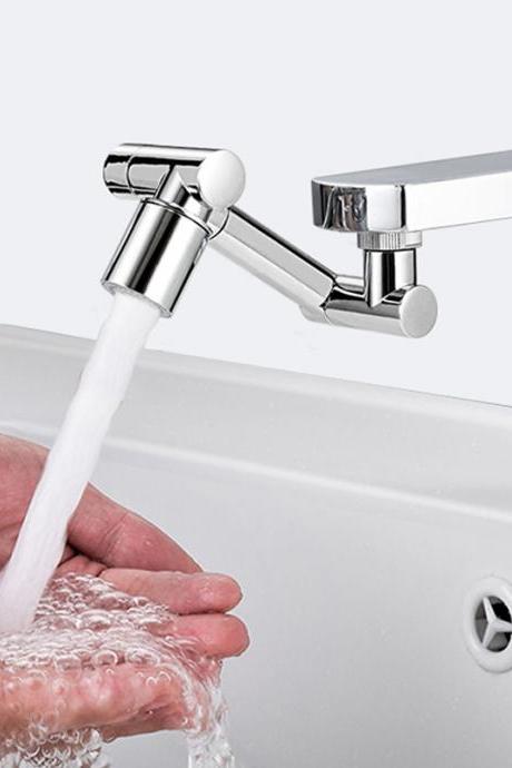 1440°kitchen Scalable Metal Faucet Aerator Bathroom Tap Splash-proof Bubbler Faucet Filter Nozzle Tap Saving Water Extender
