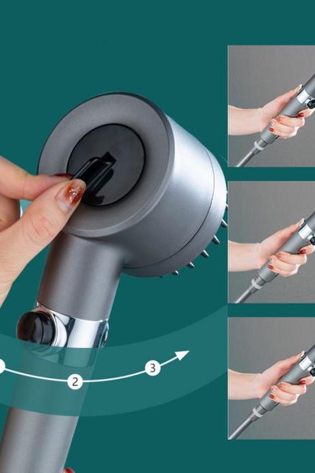 3 Modes Shower Head High Pressure Showerhead Portable Filter Rainfall Faucet Tap Bathroom Bath Home Innovative