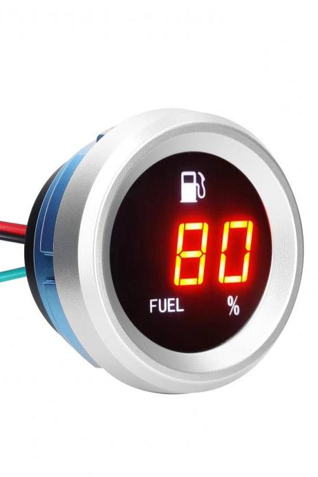 Digital Fuel Level Gauge With Flashing Alarm Car Fuel Level Meter 9-35v Fuel Level Tester For Auto Motorcycle