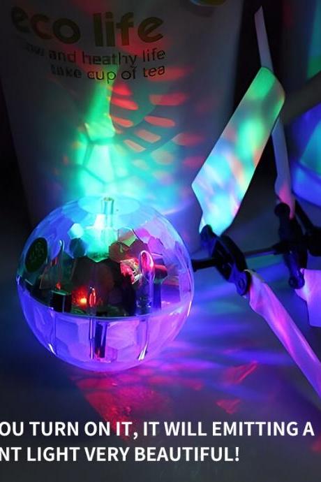 Colorful Mini Shinning Led Drone Light Crystal Ball Induction Quadcopter Aircraft Drone Flying Ball Helicopter Kids Toys