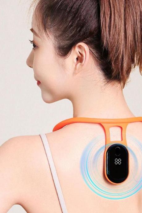 Smart Back Corrector Corrects Sitting Posture Ultrasonic Lymphatic Soothing Body Sitting Posture Corrector Neck Instrument