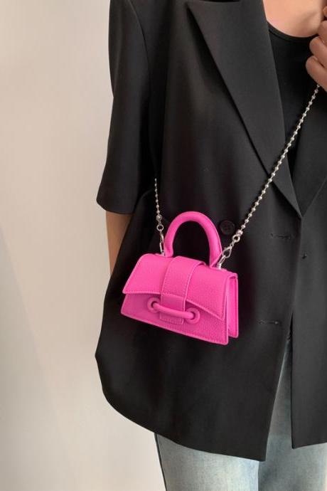 Designer Bag Mini Crossbody Bag For Women 2023 Trend Phone Purse Pu Leather Ladies Handbag