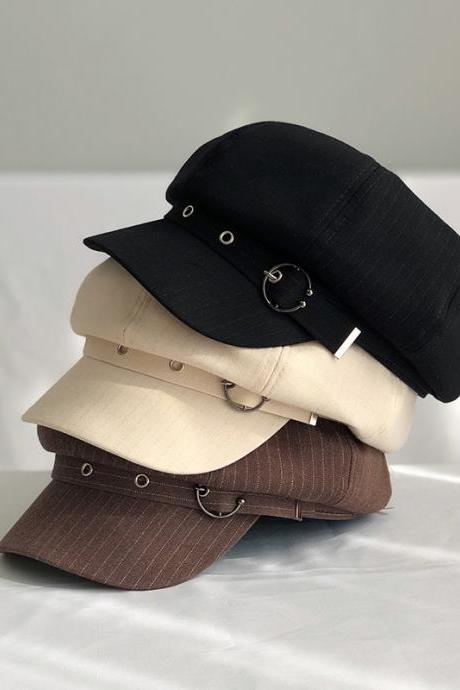 Womens Cap Visor Cabbie Fiddler Winter Spring Octagonal Paperboy Hat Girls Gift Classic Brim Collection Hat