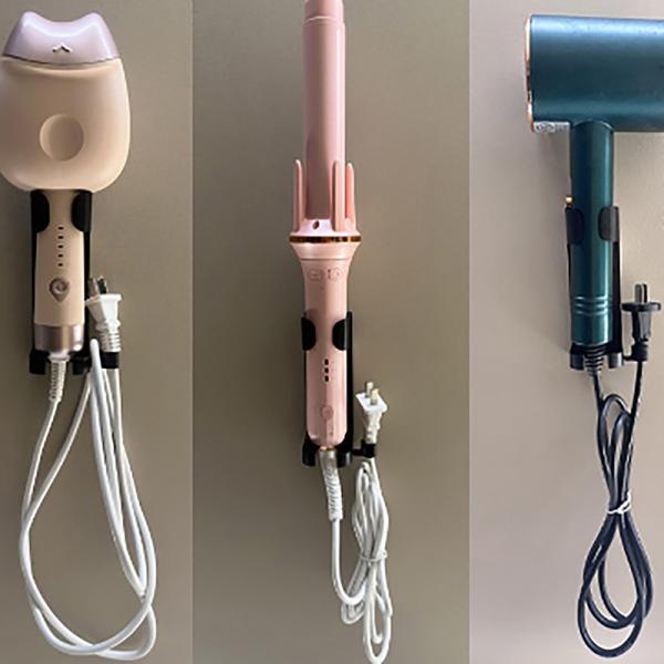 Hair Curler Straighteners Holder Curling Bracket Wall Mounted Hair Dryer Organizer For Bathroom Home Accessories