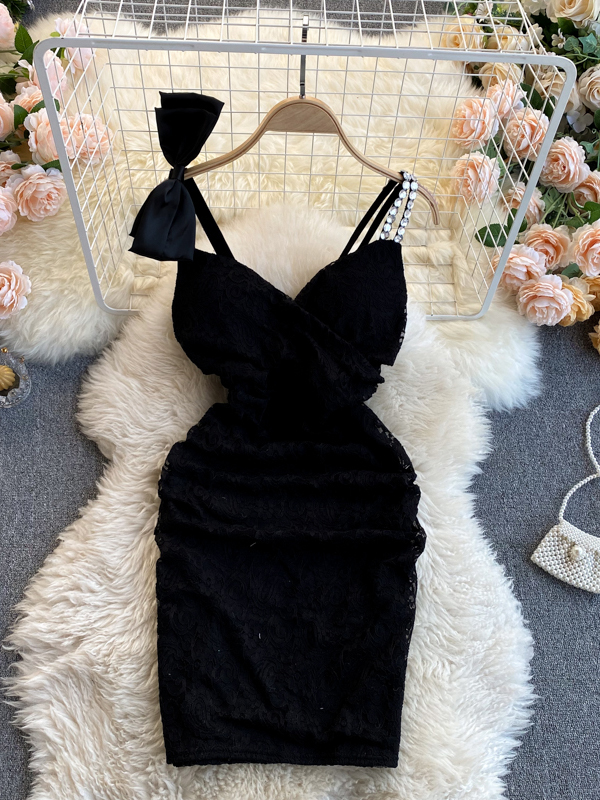 SEXY LACE MINI DRESS