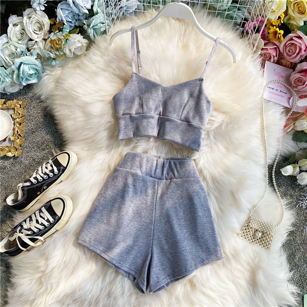Sexy Buttoned Short Sleeve and Pant Set