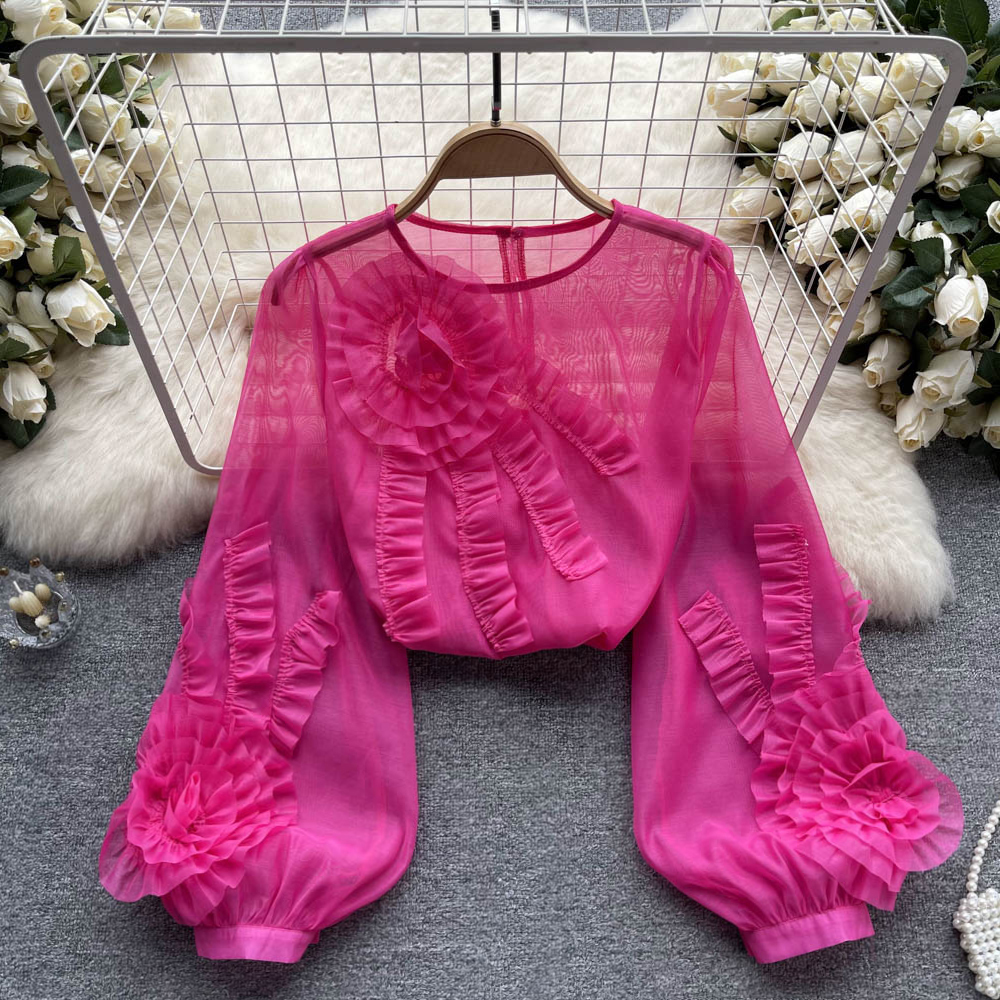 Ruffled Woven Shirt