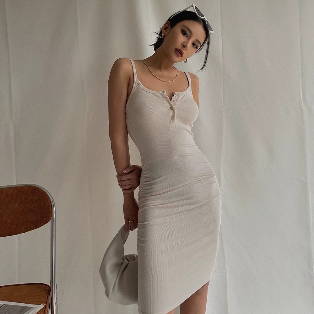 BELINDA™ - Women's Sexy Halter Backless Bodycon Party Dress Sleeveless